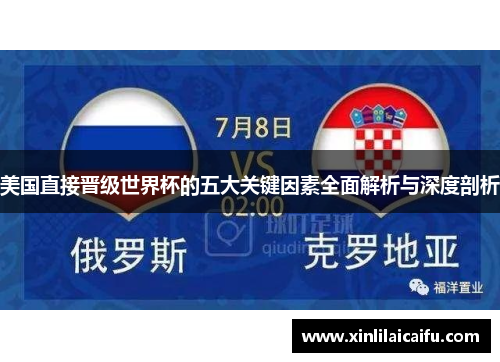 美国直接晋级世界杯的五大关键因素全面解析与深度剖析